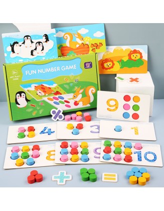 Children's bead counting game